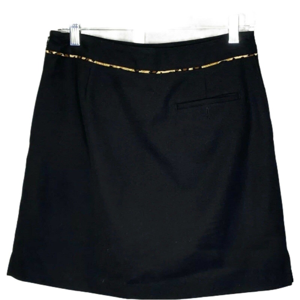 EP Pro Women's Skort Golf Skirt Lined‎ Cheetah Print Black Size 6